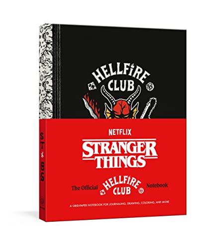 Stranger Things: The Official Hellfire Club Notebook Hardcover by Netflix