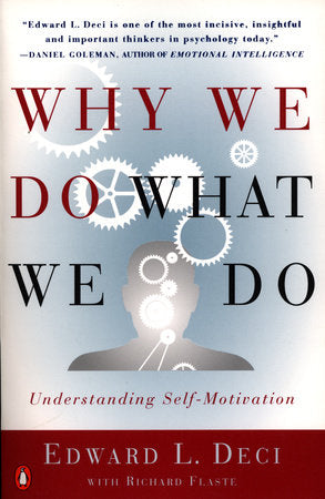 Why We Do What We Do Paperback by Edward L. Deci