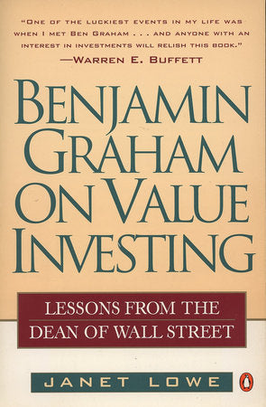 Benjamin Graham on Value Investing Paperback by Janet Lowe