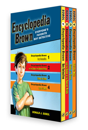 Encyclopedia Brown Box Set (4 Books) Boxed Set by Donald J. Sobol