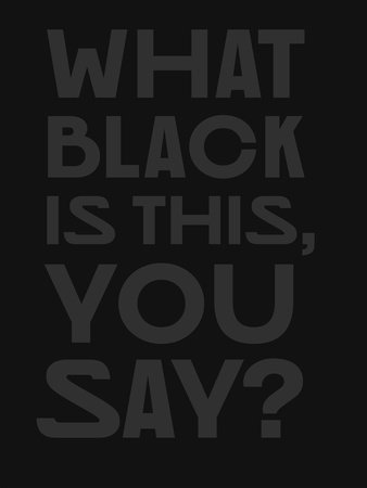 What Black Is This You Say? Hardcover by edited by Amanda Williams