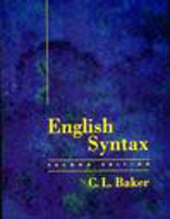 English Syntax, second edition Paperback by C. L. Baker