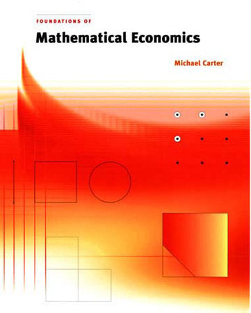 Foundations of Mathematical Economics Paperback by Michael Carter