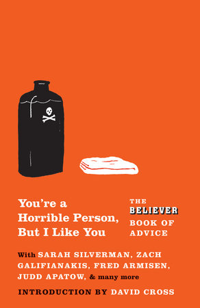 You're a Horrible Person, But I Like You Paperback by With Sarah Silverman, Zach Galiafinakis, Fred Armisen, Judd Apatow, and more Introduction by David Cross