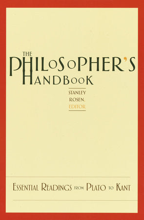 The Philosopher's Handbook Paperback by Edited by Stanley Rosen