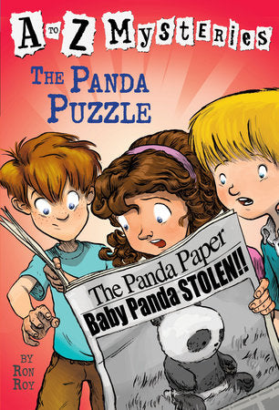 A to Z Mysteries: The Panda Puzzle Paperback by Ron Roy; illustrated by John Steven Gurney