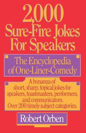 2,000 Sure-Fire Jokes for Speakers Paperback by Robert Orben