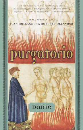 Purgatorio Paperback by Dante Alighieri A Verse Translation by Jean Hollander and Robert Hollander