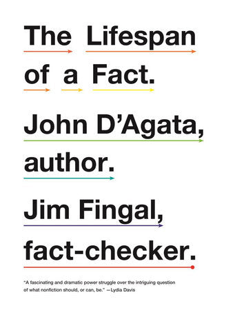The Lifespan of a Fact Paperback by John D'agata;Jim Fingal