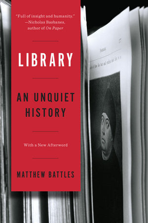 Library Paperback by Matthew Battles