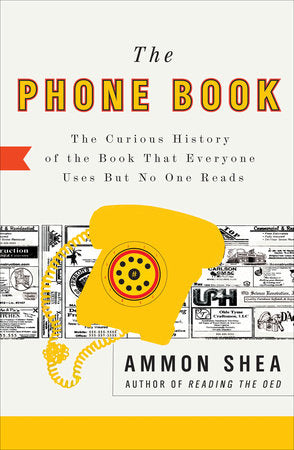 The Phone Book Paperback by Ammon Shea