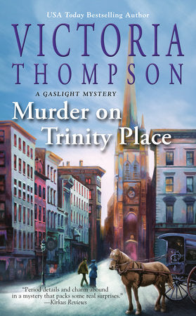 Murder on Trinity Place Paperback by Victoria Thompson