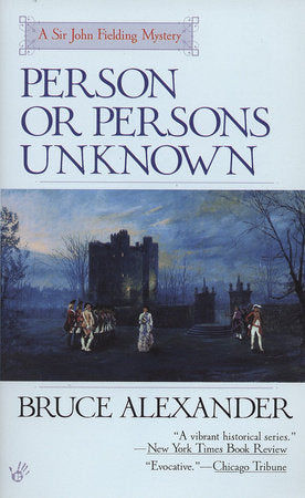 Person or Persons Unknown Paperback by Bruce Alexander