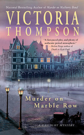 Murder on Marble Row Paperback by Victoria Thompson