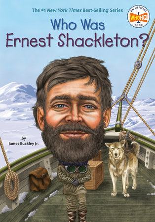 Who Was Ernest Shackleton? Paperback by James Buckley Jr.; Illustrated by Max Hergenrother