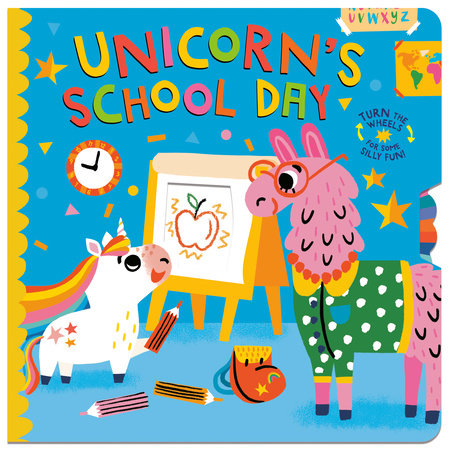 Unicorn's School Day Board Book by Lucy Golden; illustrated by Sophie Beer