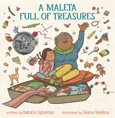 A Maleta Full of Treasures Hardcover by Natalia Sylvester; illustrated by Juana Medina
