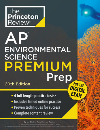 Princeton Review AP Environmental Science Premium Prep, 20th Edition Paperback by The Princeton Review