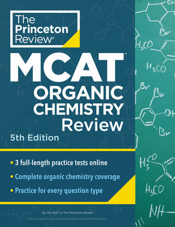 Princeton Review MCAT Organic Chemistry Review, 5th Edition Paperback by The Princeton Review