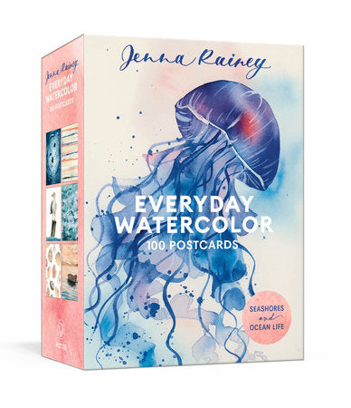 Everyday Watercolor 100 Postcards Merchandise by Jenna Rainey