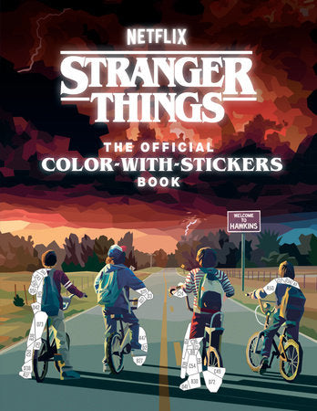 Stranger Things: The Official Color-with-Stickers Book Paperback by Random House Worlds