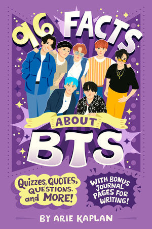 96 Facts About BTS Paperback by Arie Kaplan; Illustrated by Risa Rodil