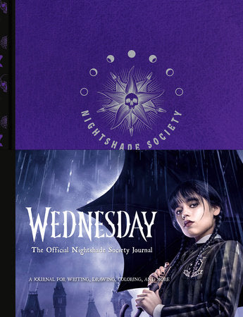 Wednesday: The Official Nightshade Society Journal Hardcover by Potter Gift