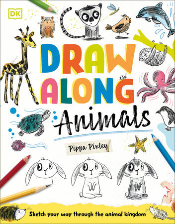 Draw Along Animals Paperback by Pippa Pixley