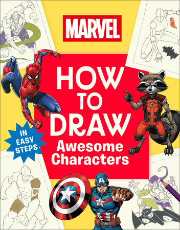 Marvel How to Draw Awesome Characters Paperback by DK