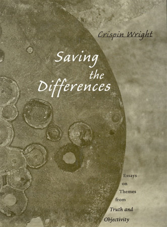 Saving the Differences Hardcover by Crispin Wright