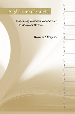Culture of Credit Hardcover by Rowena Olegario