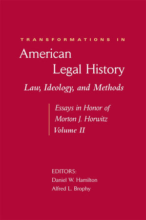 Law, Ideology, and Methods Hardcover by Daniel W. Hamilton