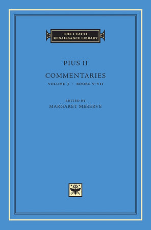Commentaries Hardcover by Pius II
