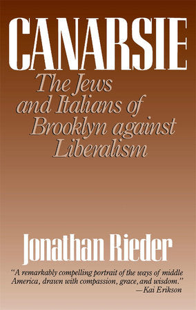 Canarsie Paperback by Jonathan Rieder