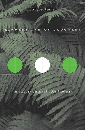 Expressions of Judgment Hardcover by Eli Friedlander