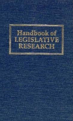 Handbook of Legislative Research Hardcover by Gerhard Loewenberg