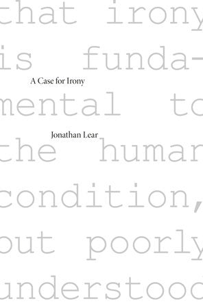 Case for Irony Paperback by Jonathan Lear
