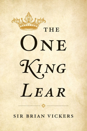 One King Lear Hardcover by Sir Brian Vickers