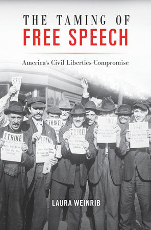 Taming of Free Speech Hardcover by Laura Weinrib