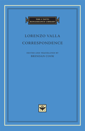 Correspondence Hardcover by Lorenzo Valla