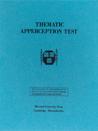 Thematic Apperception Test Merchandise by Henry A. Murray M.D.
