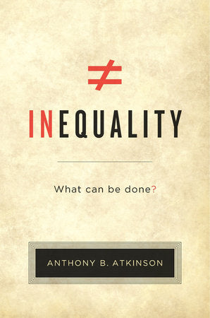 Inequality Paperback by Anthony B. Atkinson