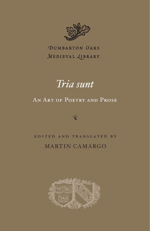 Tria sunt Hardcover by Martin Camargo