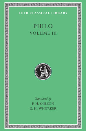 Philo, Volume III Hardcover by Philo