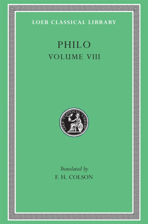 Philo, Volume VIII Hardcover by Philo