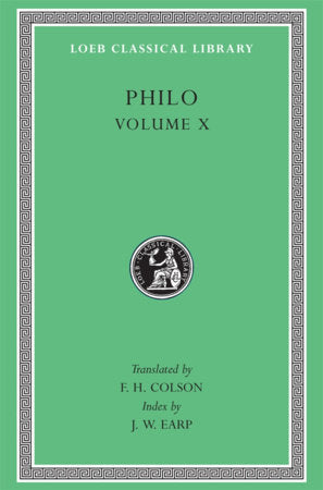 Philo, Volume X Hardcover by Philo