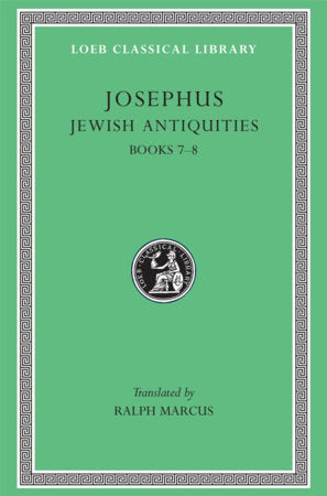 Jewish Antiquities, Volume III Hardcover by Josephus