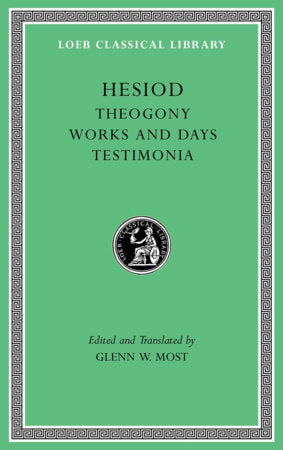 Theogony. Works and Days. Testimonia Hardcover by Hesiod