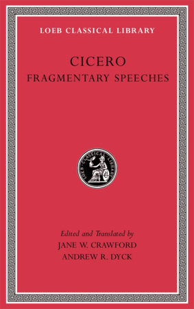 Fragmentary Speeches Hardcover by Cicero