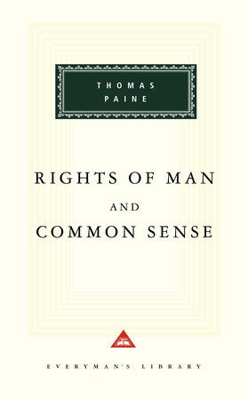 Rights of Man and Common Sense Hardcover by Thomas Paine; Introduction by Michael Foot